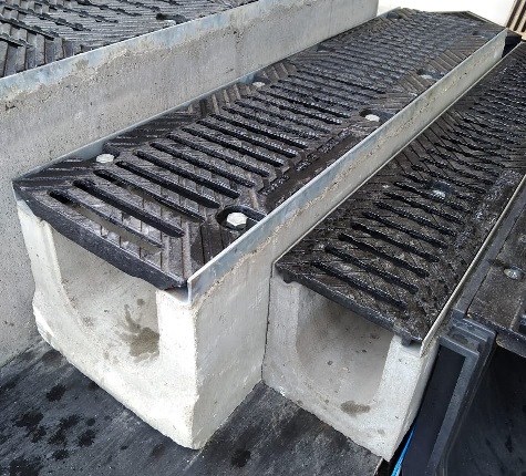 ЖБИ лотки с чугунной решеткой Самара